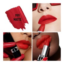 DIOR Rouge Dior Lipstik Refillable Ori Couture Colour Lipstick #999 Matte - £25.18 GBP