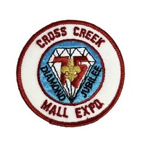 Vtg BSA Boy Scout Patch Cross Creek Mall Expo Diamond Jubilee Celebratio... - £5.93 GBP
