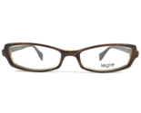 Legre Eyeglasses Frames LE-035 Col.123 Brown Horn Rectangular Cat Eye 51... - $55.91