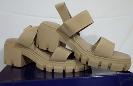 Madden Girl Womens Platform Strappy Chunky Heel Open Toe Sandal Harly Nude Sz 9M - $38.20