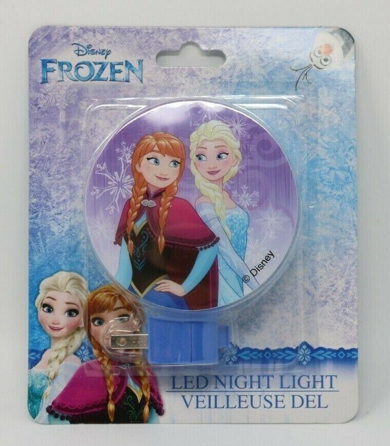 Disney Frozen LED Night Llight with Rotary Shade NEW Nightlight Anna and... - $9.47