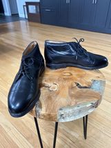 BALLY of Switzerland Classic Black Leather ankle boots Sz7.5 - $84.15