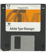 Adobe Type Manager Program Disk for Windows ~ 3.5&quot; Disk ~ 1994 - £7.97 GBP