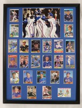 1986 New York Mets World Series Champs Team Signed Framed 18x24 Photo Set - $494.99