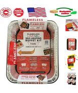 Self-Heating Buffet Kit for Parties: Flameless Heat Retention for Up to ... - $97.90 CAD
