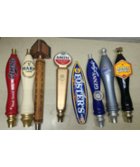 LOT OF 8 BEER TAP HANDLES - Genesee Fosters Amstel MAN CAVE ADVERTISING - $1,976.90 MXN