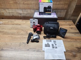 POLAROID-IE4038 Red Digital Camera 18MP Dslr Lcd Display 40x Zoom + Many Extras! - £62.98 GBP