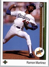 1989 Upper Deck 18 Ramon Martinez Rookie  Star Rookie Card Los Angeles Dodgers - £0.77 GBP