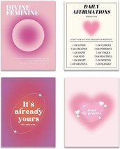 A Set Of Four Unframed 12X16-Inch Spiritual Decoration Posters. Keuspi Daily - £31.42 GBP