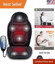 Back Massager Pad with Gentle Heat &amp; Adjustable Vibration for Home Offic... - $1,232.84 MXN