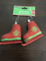 ice skate ornaments - $10.77