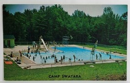 Berks County PA Camp Swatara Swimming Pool Pennsylvania Postcard S18 - £5.37 GBP