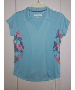 PEBBLE BEACH DRY-LUXE PERFORMANCE LADIES SS ATHLETIC TOP-M-WORN ONCE-COMFY - $15.40 CAD