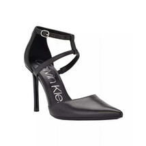 Calvin Klein Black Leather Women High Heels - £30.13 GBP