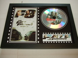 The Fate Of The Furious Signed Framed Silver Disc Film Display - £12.71 GBP