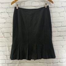 Bianca Nygard Pleated Skirt Womens Sz 8 Black Midi  - $17.82