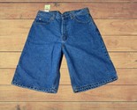 Vintage Jordache Jean Shorts Mens Size 33 Blue 10.5” Inseam NWT Deadstock - $25.20