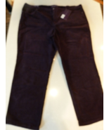 Woman&#39;s Gloria Vanderbilt Amanda Classic Fit Corduroy Jeans Sz 26W Plum ... - $27.00 CAD