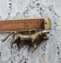 Gold Plastic Bull Shaped Charm FREE US SHIPPING Torres Sangre de Toro Wine - £7.44 GBP