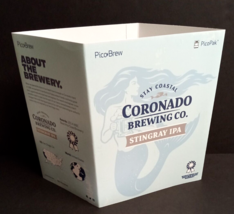 Coronado Brewing Co Empty Advertising Product Box w/ Great Graphics - £5.58 GBP