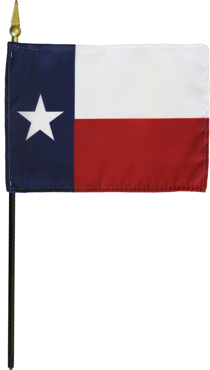 Texas - 4"X6" Stick Flag - $3.42
