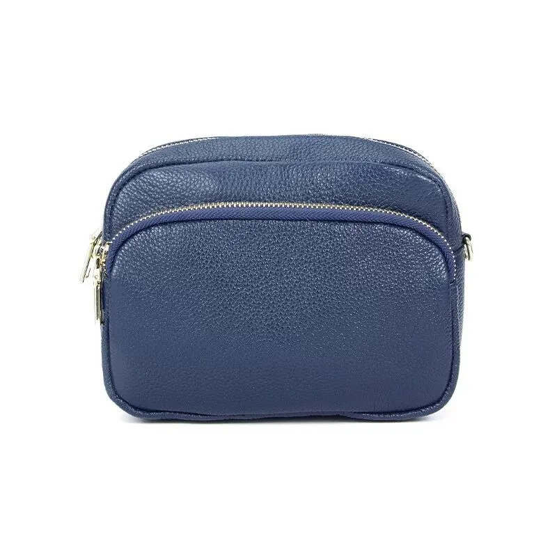 Genuine Leather Woman&#39;s Handbag Simple Designer Crossbody Bags Female Ca... - $51.63