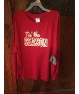 Medium -Women&#39;s Christmas Light Sweatshirt Cute Ugly Sweater Red Tis The... - £5.39 GBP