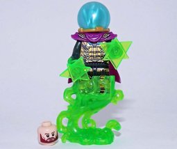 Mysterio Spider-Man Green Base Marvel Custom Minifigure - $6.00