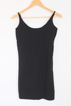 Gretchen Scott S Black Cotton Stretch Spaghetti Strap Tank Mini Dress Tu... - £23.54 GBP