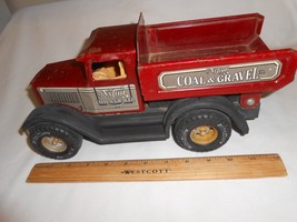 Rare vintage Nylint Classics Coal & Gravel Co. Dump Truck Metal Steel  rusted - £23.26 GBP