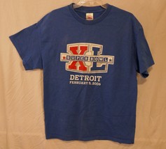 NFL Super Bowl XL Detroit 2006 Large T-Shirt - £18.49 GBP