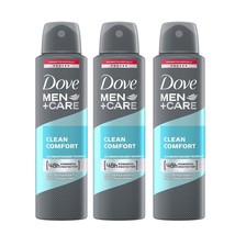 Dove Men+Care Antiperspirant Deodorant Clean Comfort, Pack of 12, Dry Spray For  - $37.95+