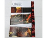 Decipher Wars Trading card Game A Matter Of Life Or Death Booklet - £16.32 GBP
