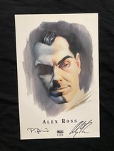 Lee&#39;s Comics Captain Marvel Print signed by Alex Ross &amp; Paul Dini - £68.28 GBP