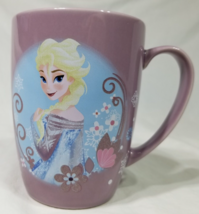 Disney Store Frozen Elsa the Ice Queen Purple Mug - $14.69
