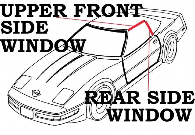 1986-1996 Corvette Weatherstrip Kit Convertible Hardtop USA 5 Piece - $890.95