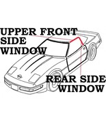 1986-1996 Corvette Weatherstrip Kit Convertible Hardtop USA 5 Piece - £699.93 GBP