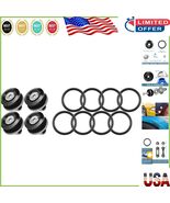 JDM 4-Piece Quick Release Bumper Fasteners Set - Black Anodized, Lightwe... - $385.67 MXN