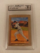 2007 Topps Baseball Turkey Red #95 Derek Jeter Global Authority Graded 9 Mint - $49.99