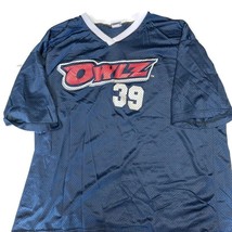 Orem Owlz Mesh Baseball Warm Up Jersey Mens XL Blue Minor League LA Angels - $24.49