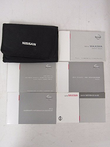 2014 Nissan Maxima Owners Manual Guide Book [Unknown Binding] - $34.28