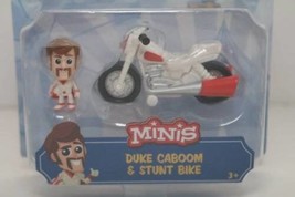 Toy Story 4 - Disney Pixar - Minis - Duke Caboom &amp; Stunt Bike Figure - £10.26 GBP