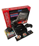 Sega Genesis Video Game Console With 2 Controllers MK-1631 Original Box 5 Games - £55.41 GBP