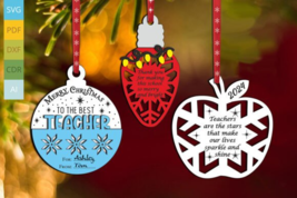 Teacher Christmas Ornament Gift Coach - $6.00