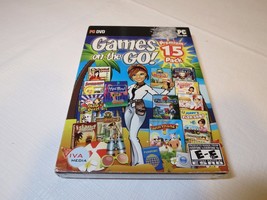 Games on the Go (PC, 2010) PC DVD ROM game NOS Premium 15 pack games VIVA Every1 - £12.07 GBP