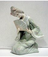 KPM Porcelain Asian Geisha Figurine 8.5&quot; Vintage 1986 - £31.97 GBP