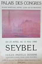 Lyne Seybel - Affiche Originale Exposition - AIX-EN-PROVENCE - 1980 - £79.77 GBP