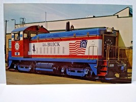 Railroad Postcard Train Railway Buick GM Motors SW900 Locomotive Patriotic 1776 - £5.50 GBP