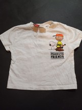Peanuts Snoopy And Friends Boys Double Sided TShirt Size 6-9 Months - £6.33 GBP