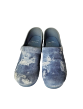 Dansko Professional Clog Suede Leather Denim Blue EU Size 38 US 7.5 8 Co... - $1,588.50 MXN